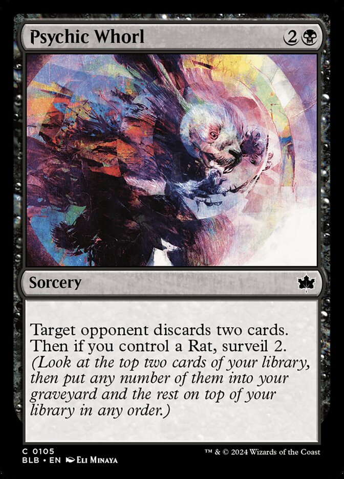 Psychic Whorl · Bloomburrow (BLB) #105
