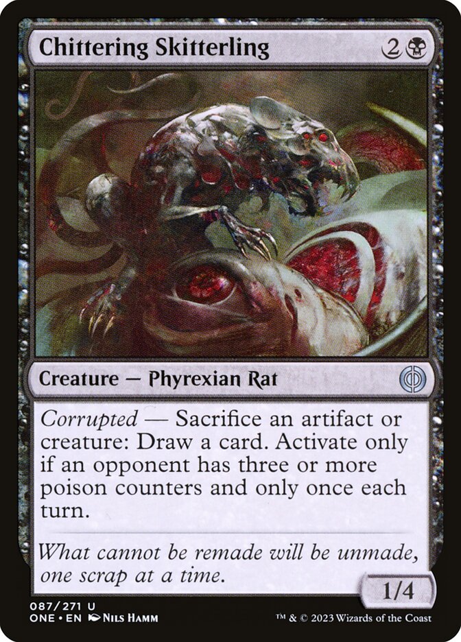 Chittering Skitterling · Phyrexia: All Will Be One (ONE) #87