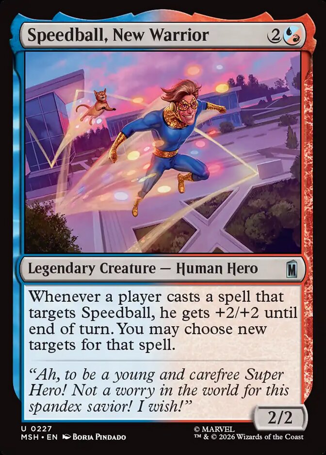 Speedball, New Warrior · Marvel Super Heroes (MSH) #227