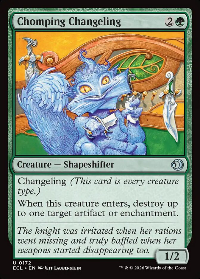 Chomping Changeling · Lorwyn Eclipsed (ECL) #172