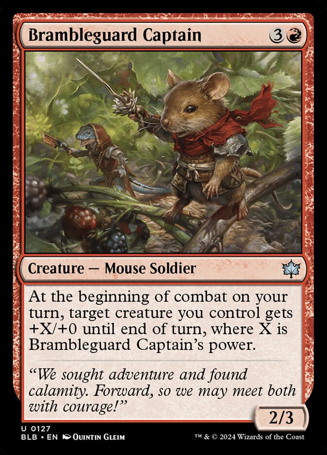Brambleguard Captain · Bloomburrow (BLB) #127