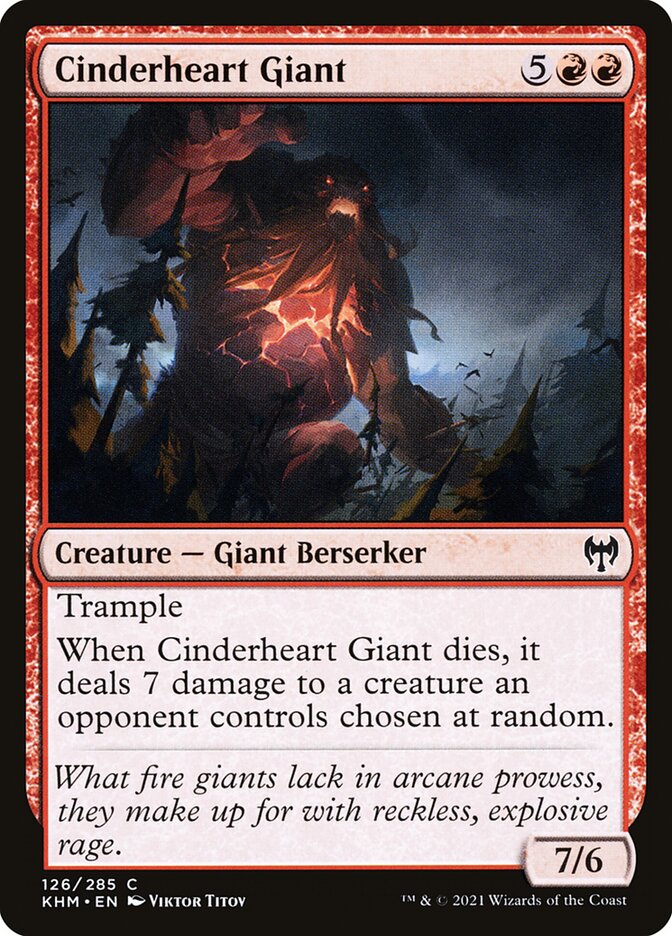 Cinderheart Giant · Kaldheim (KHM) #126