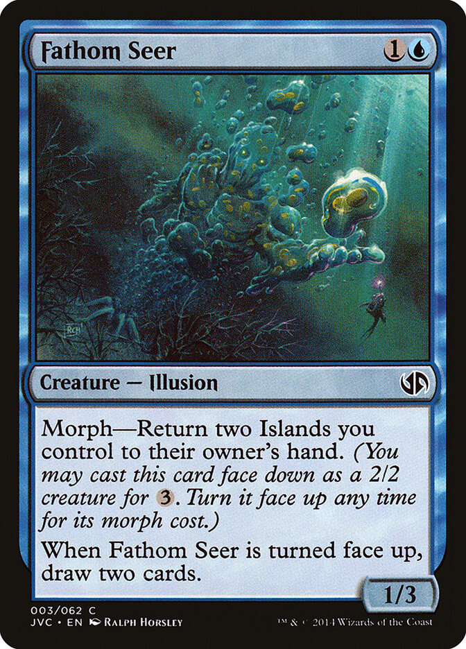 Fathom Seer · Duel Decks Anthology: Jace vs. Chandra (JVC) #3