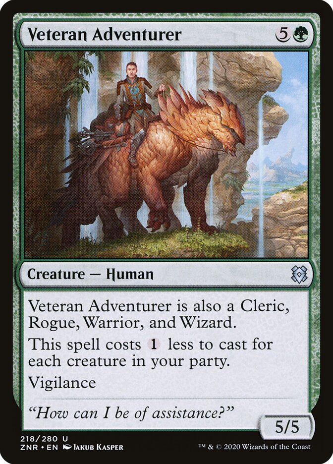 Veteran Adventurer · Zendikar Rising (ZNR) #218