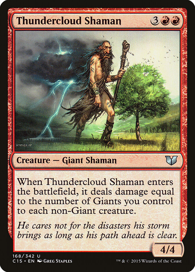 Thundercloud Shaman · Commander 2015 (C15) #168