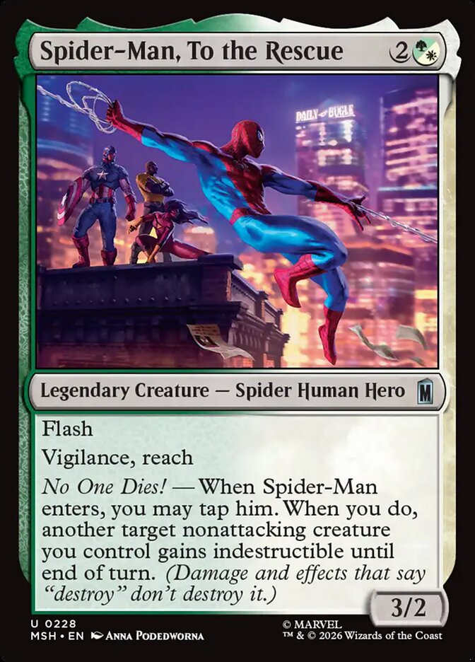 Spider-Man, To the Rescue · Marvel Super Heroes (MSH) #228