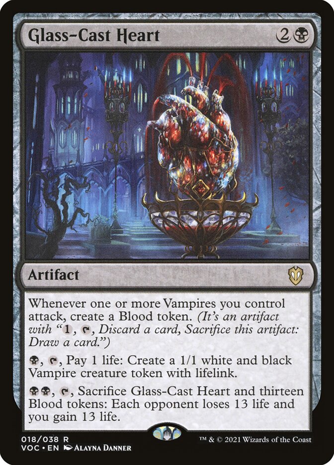 Glass-Cast Heart · Crimson Vow Commander (VOC) #18