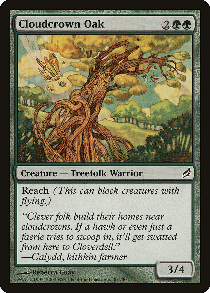 Cloudcrown Oak · Lorwyn (LRW) #201