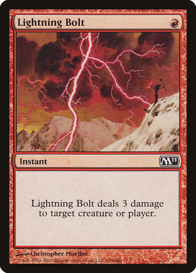 Lightning Bolt · Magic 2011 (M11) #149