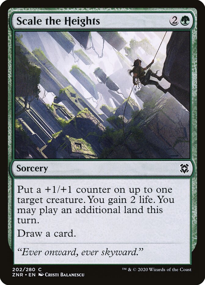 Scale the Heights · Zendikar Rising (ZNR) #202