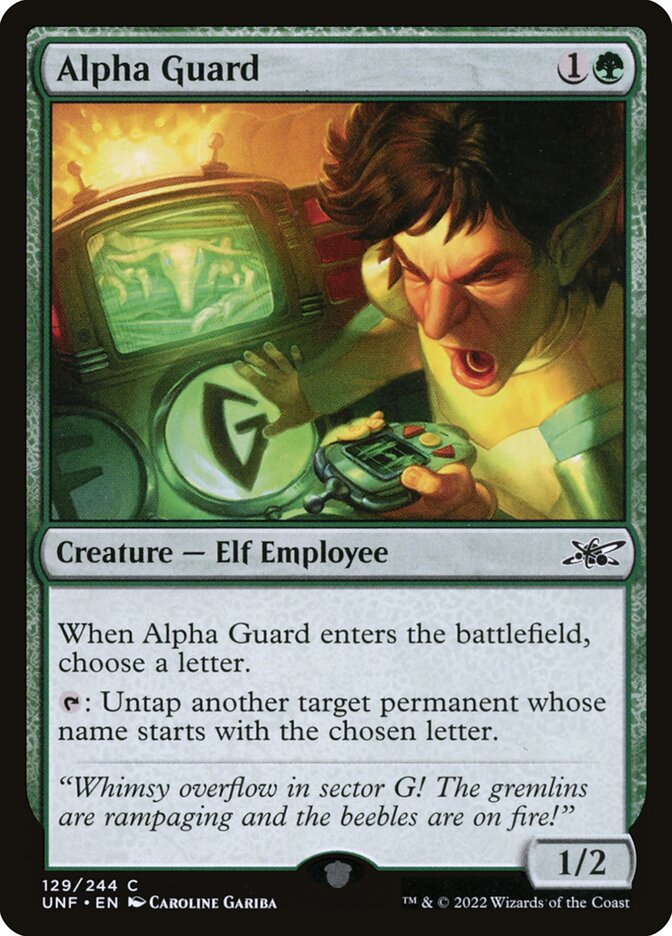 Alpha Guard · Unfinity (UNF) #129