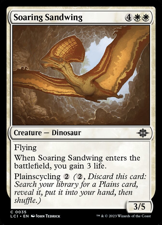 Soaring Sandwing · The Lost Caverns of Ixalan (LCI) #35