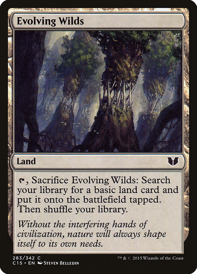 Evolving Wilds · Commander 2015 (C15) #283