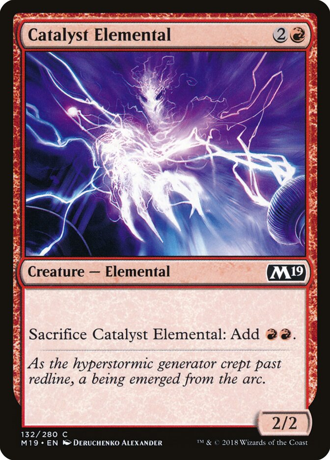 Catalyst Elemental · Core Set 2019 (M19) #132