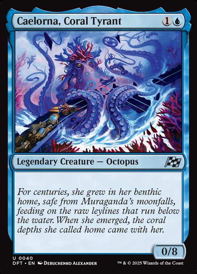 Caelorna, Coral Tyrant · Aetherdrift (DFT) #40