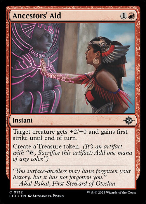 Ancestors' Aid · The Lost Caverns of Ixalan (LCI) #132