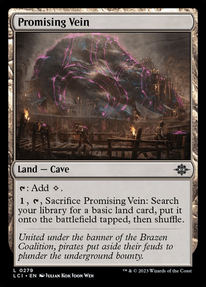 Promising Vein · The Lost Caverns of Ixalan (LCI) #279