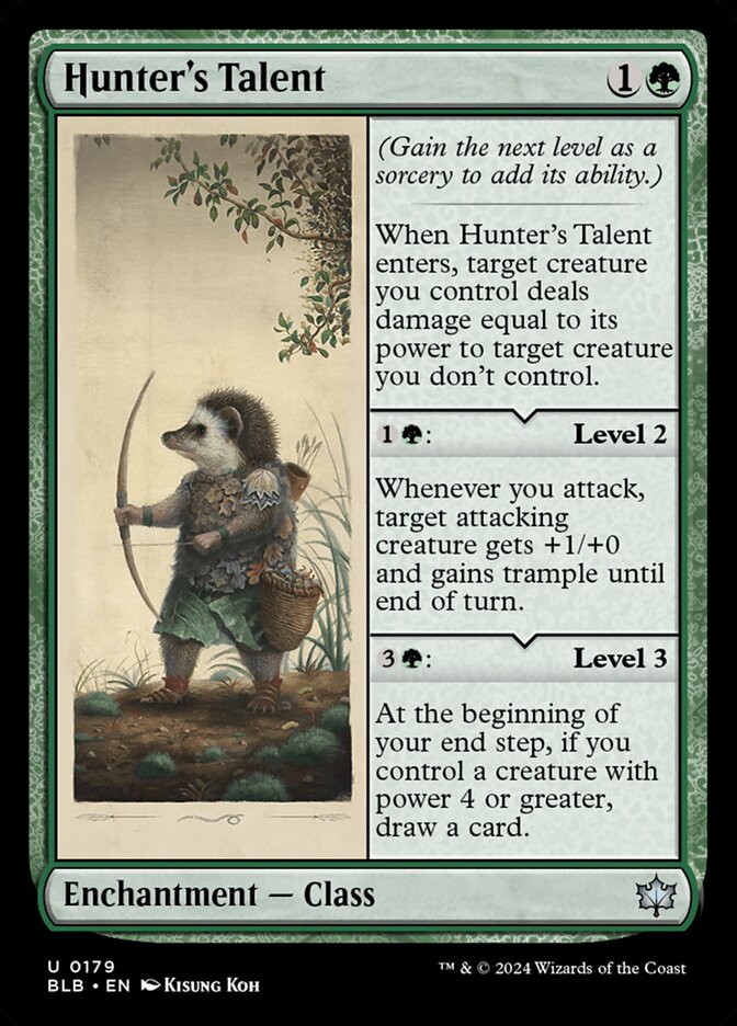 Hunter's Talent · Bloomburrow (BLB) #179