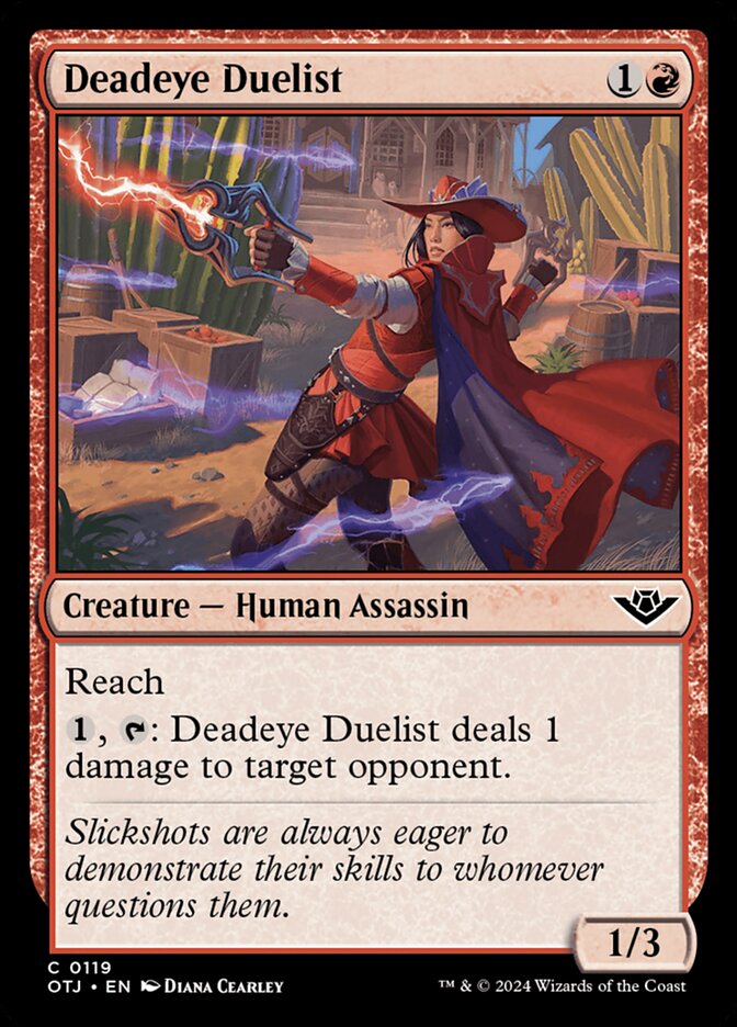 Deadeye Duelist · Outlaws of Thunder Junction (OTJ) #119