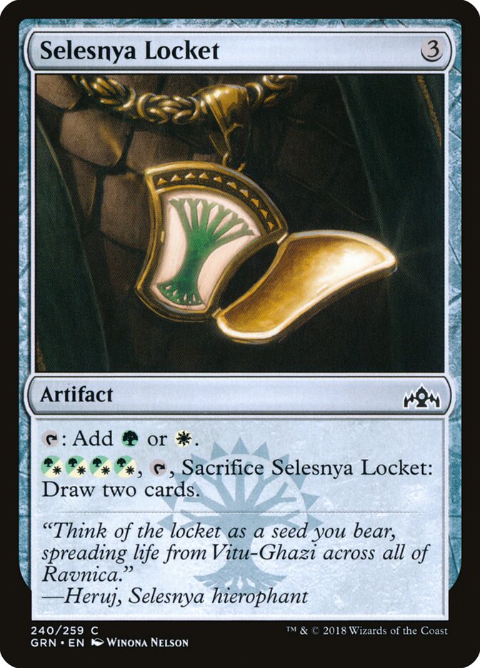 Selesnya Locket · Guilds of Ravnica (GRN) #240