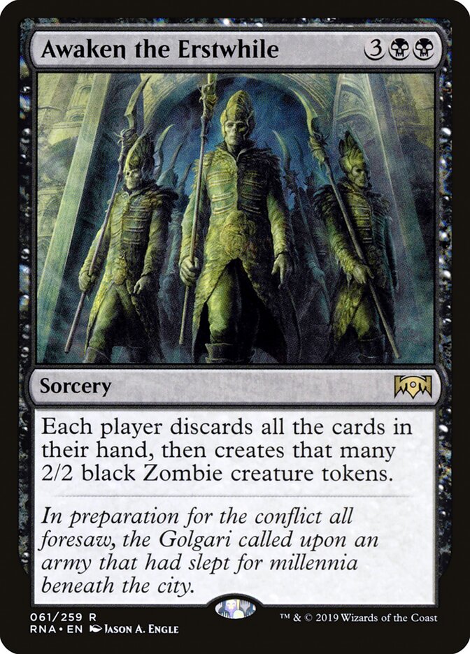 Awaken the Erstwhile · Ravnica Allegiance (RNA) #61