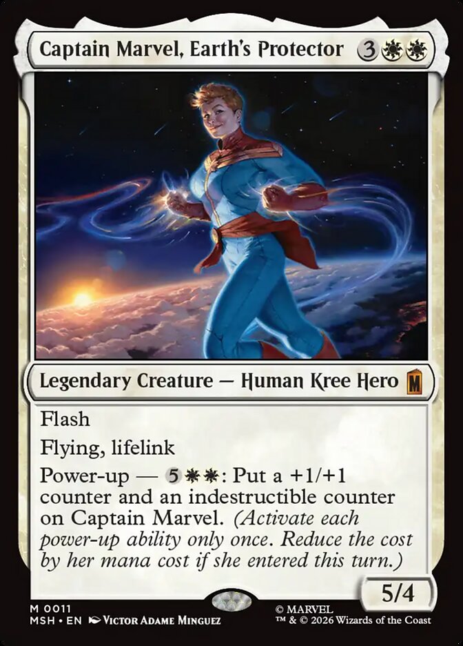 Captain Marvel, Earth's Protector · Marvel Super Heroes (MSH) #11
