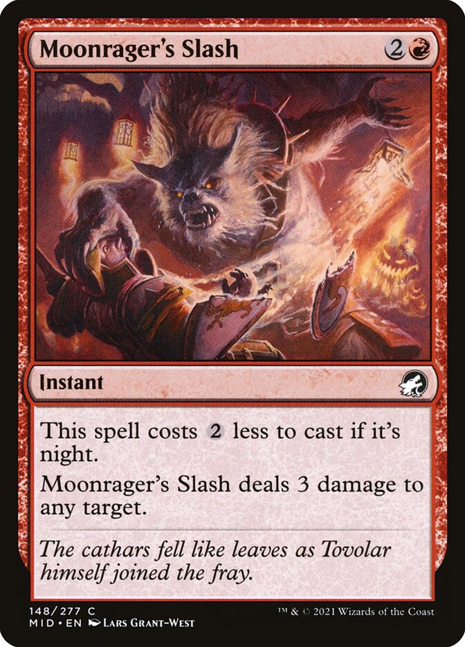 Moonrager's Slash · Innistrad: Midnight Hunt (MID) #148