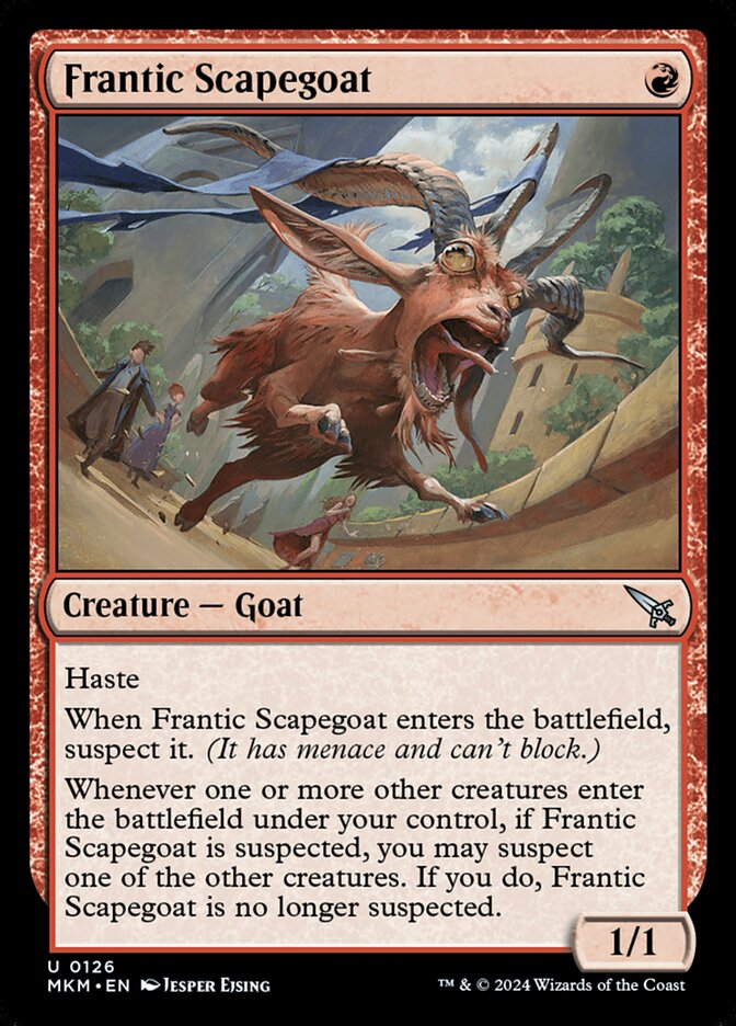 Frantic Scapegoat · Murders at Karlov Manor (MKM) #126