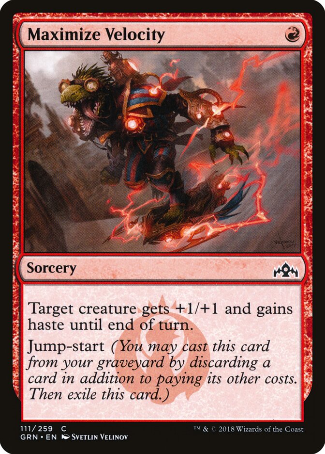 Maximize Velocity · Guilds of Ravnica (GRN) #111