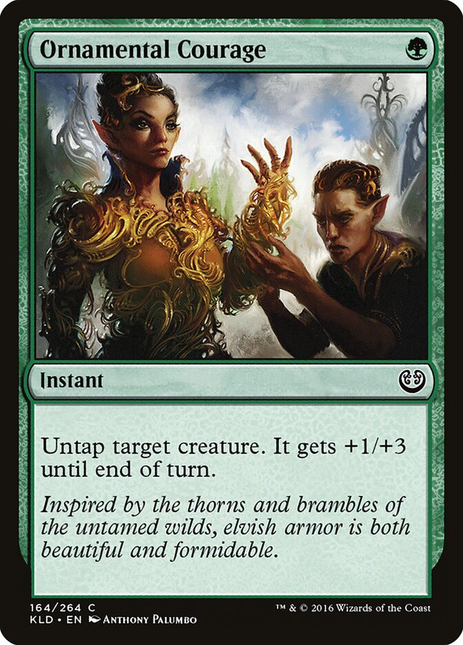 Ornamental Courage · Kaladesh (KLD) #164