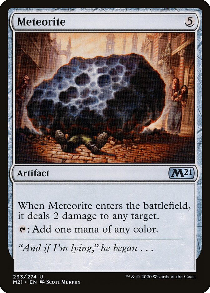 Meteorite · Core Set 2021 (M21) #233