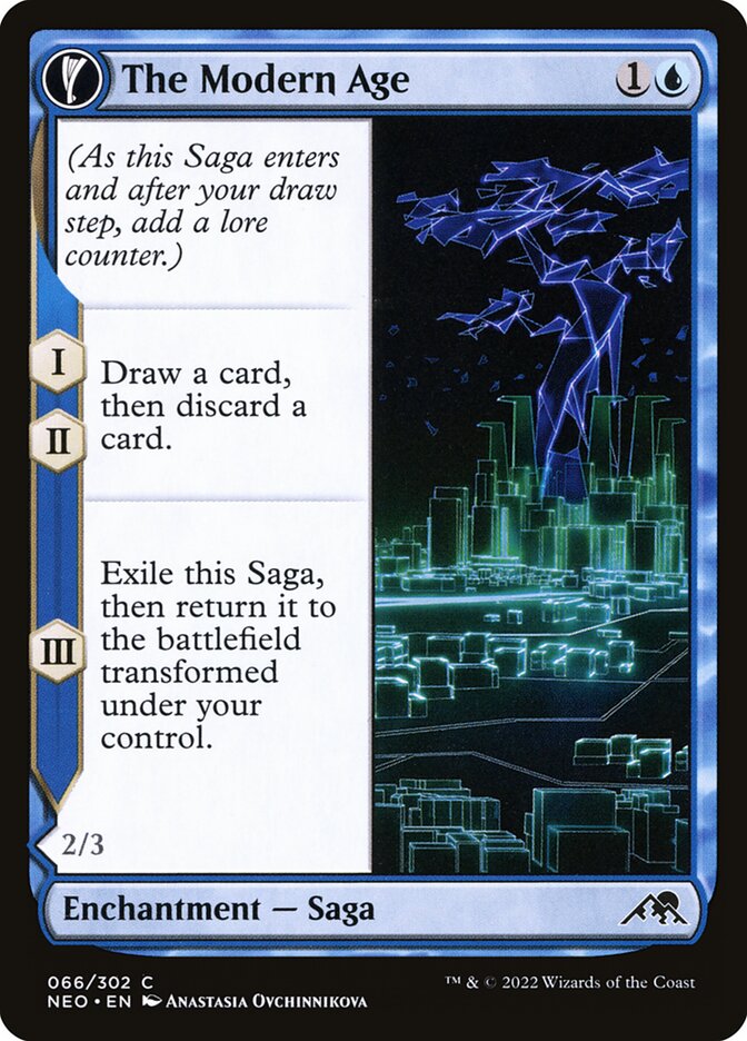 The Modern Age // Vector Glider · Kamigawa: Neon Dynasty (NEO) #66