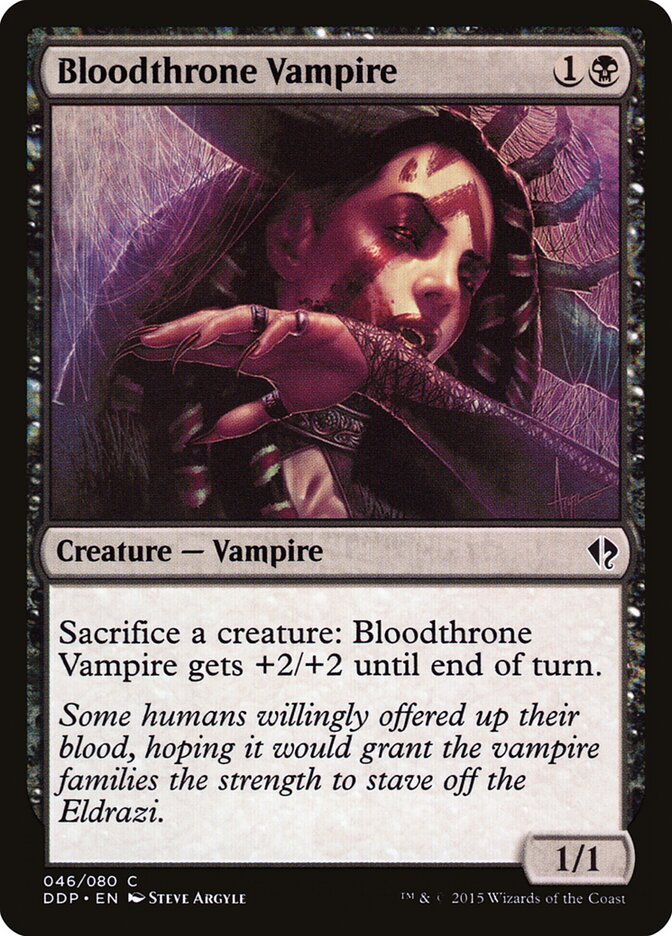 Bloodthrone Vampire · Duel Decks: Zendikar vs. Eldrazi (DDP) #46
