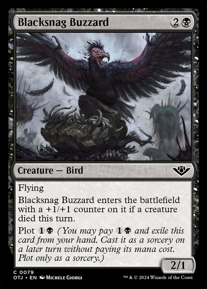 Blacksnag Buzzard · Outlaws of Thunder Junction (OTJ) #79