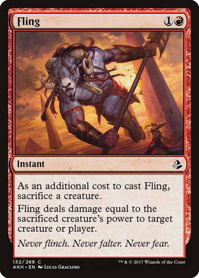 Fling · Amonkhet (AKH) #132