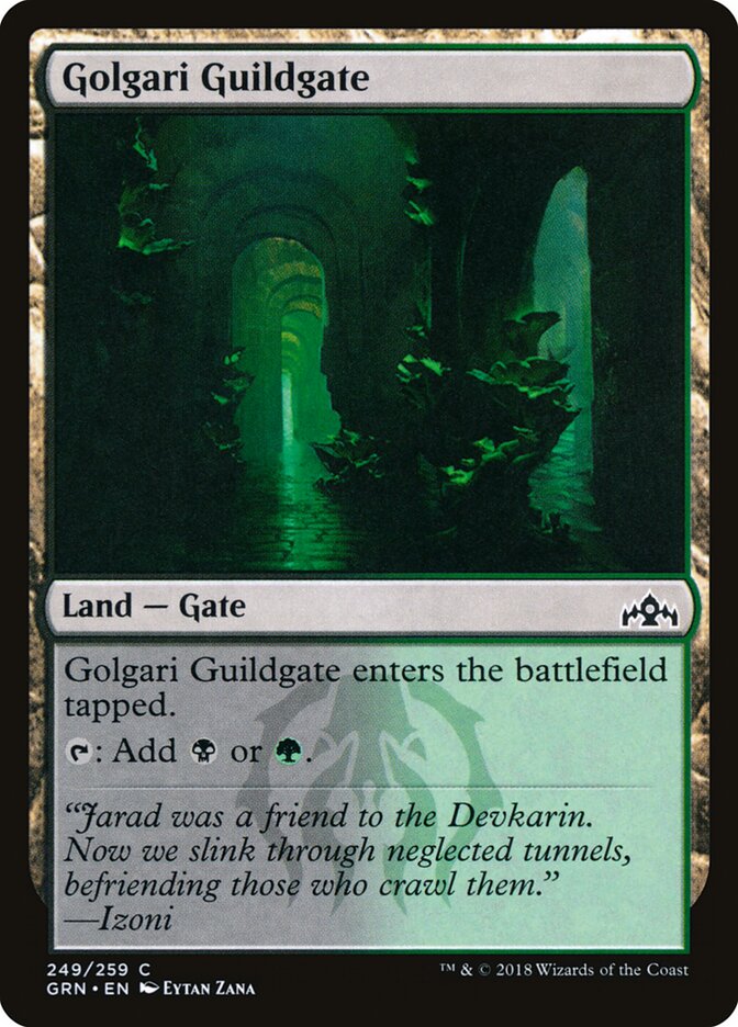Golgari Guildgate · Guilds of Ravnica (GRN) #249