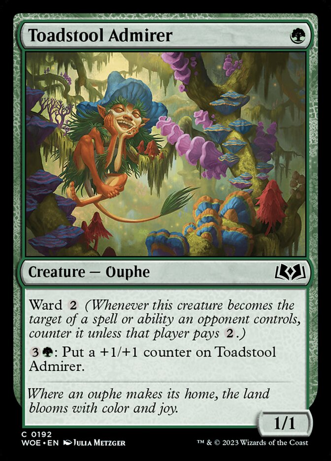Toadstool Admirer · Wilds of Eldraine (WOE) #192