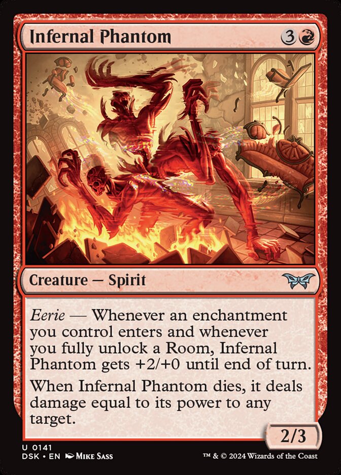 Infernal Phantom · Duskmourn: House of Horror (DSK) #141