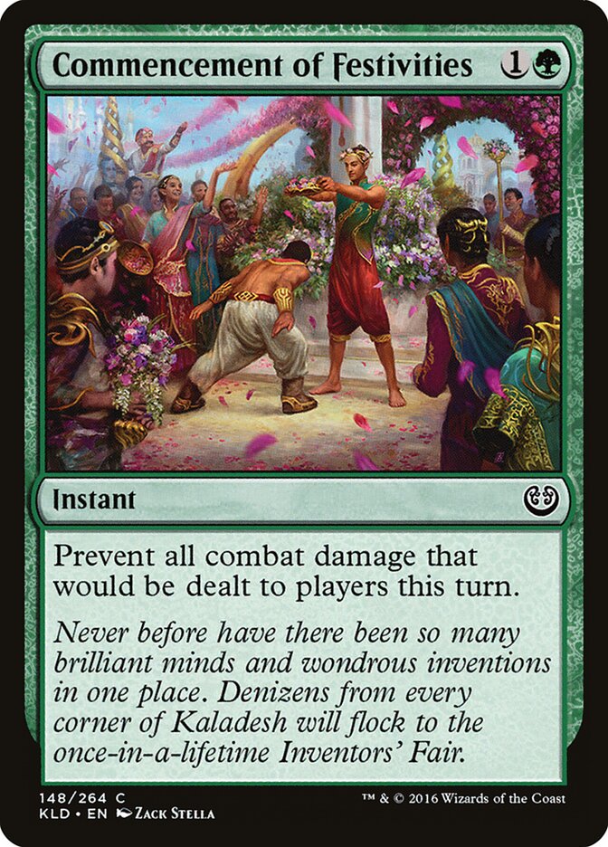 Commencement of Festivities · Kaladesh (KLD) #148