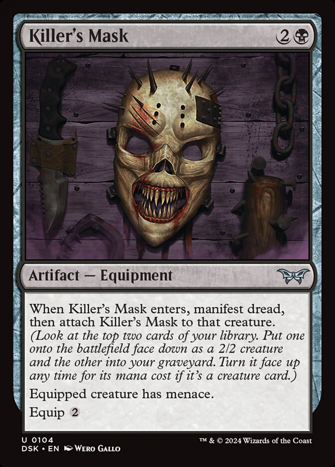 Killer's Mask · Duskmourn: House of Horror (DSK) #104