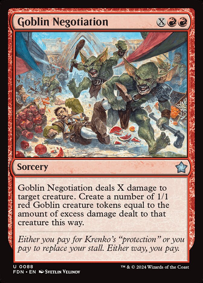 Goblin Negotiation · Foundations (FDN) #88