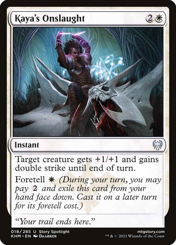 Kaya's Onslaught · Kaldheim (KHM) #18