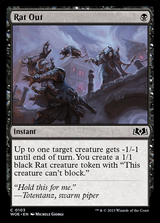 Rat Out · Wilds of Eldraine (WOE) #103