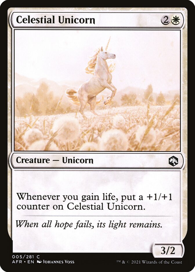 Celestial Unicorn · Adventures in the Forgotten Realms (AFR) #5