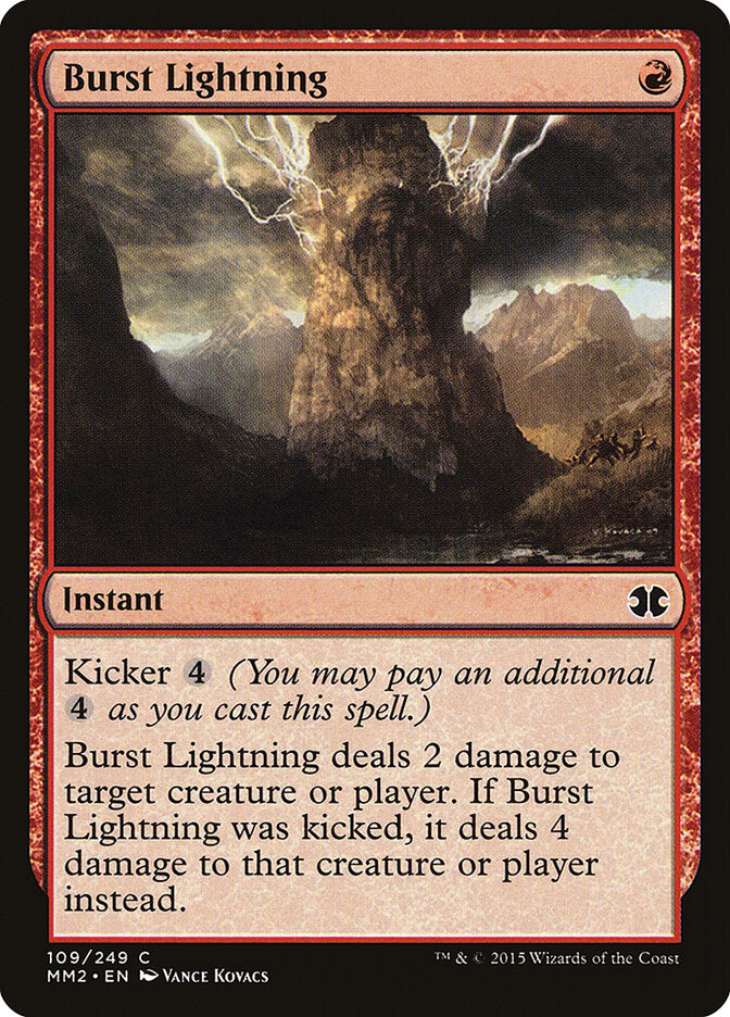 Burst Lightning · Modern Masters 2015 (MM2) #109