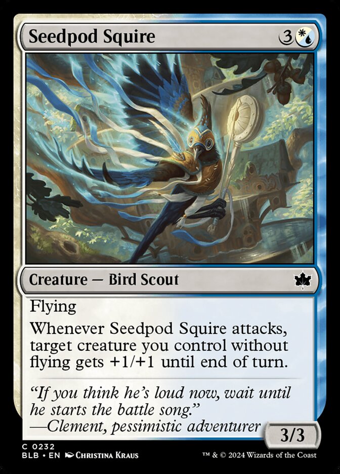 Seedpod Squire · Bloomburrow (BLB) #232