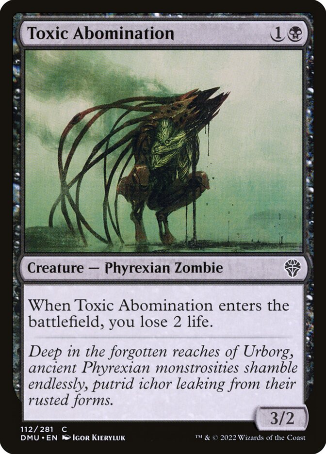 Toxic Abomination · Dominaria United (DMU) #112
