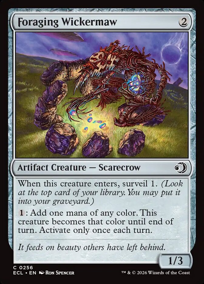 Foraging Wickermaw · Lorwyn Eclipsed (ECL) #256