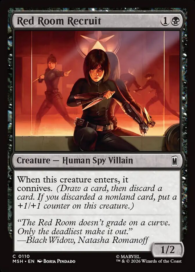 Red Room Recruit · Marvel Super Heroes (MSH) #110