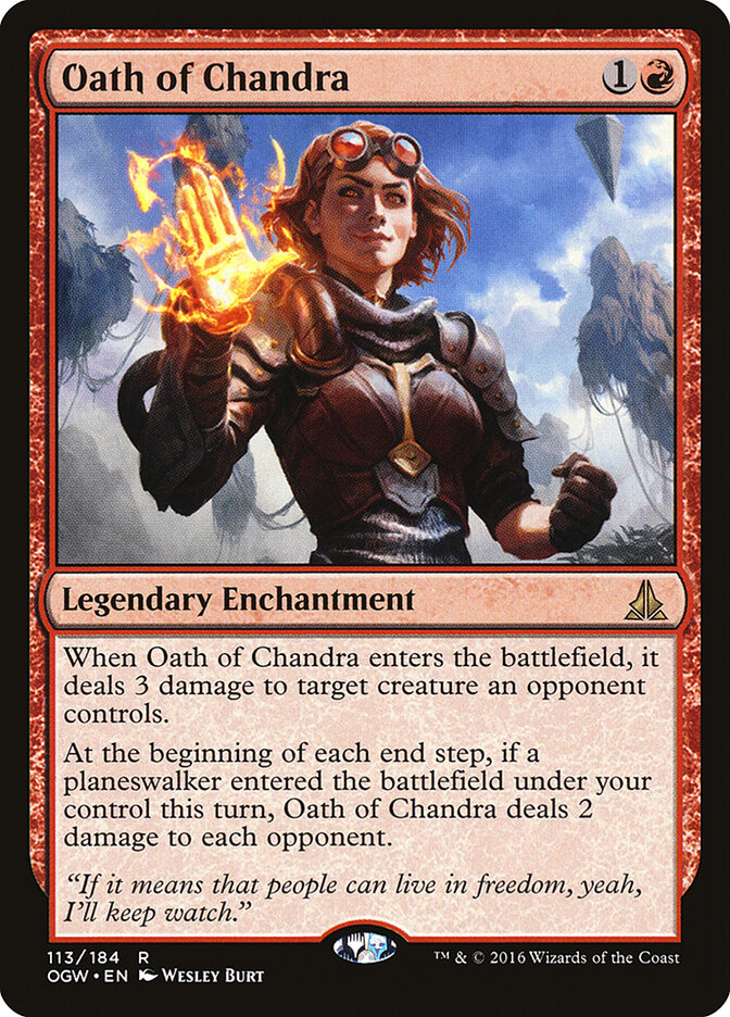 Oath of Chandra · Oath of the Gatewatch (OGW) #113